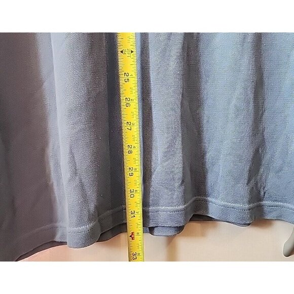 Vintage W.H. Belk Blue Silk Polo Men's Size Large - Picture 6 of 6